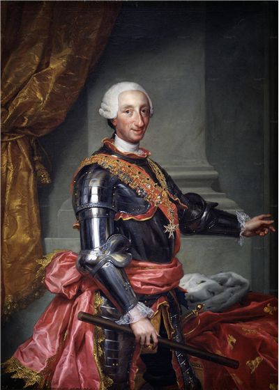 Picture Of Charles 3 Of Spain In A Suit Of Armor