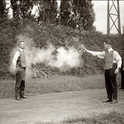 Picture Of Testing Bulletproof Vest 1923